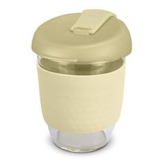 Stellar Borosilicate Glass Coffee Cup with Silicone Band