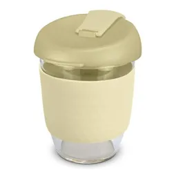 Stellar Borosilicate Glass Coffee Cup with Silicone Band