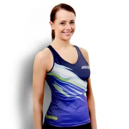 Moisture Wicking Mesh V Neck Sports Athletic Tank