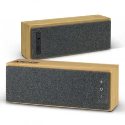 Bamboo Bluetooth Speakers Heather Polyester