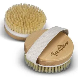 Sisal Bristle Body Brush with Cotton Strap