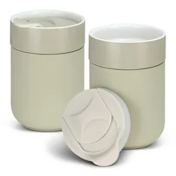 Chalice Ceramic Coffee Cup with Silicone Sleeve