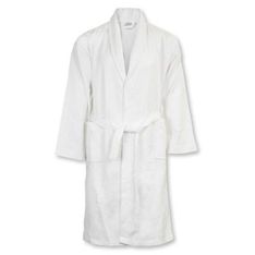 Rochester Cotton Waffle Weave Bathrobe with Shawl Collar