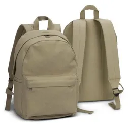 Heavy Cotton Canvas Laptop Backpack with Padded Straps