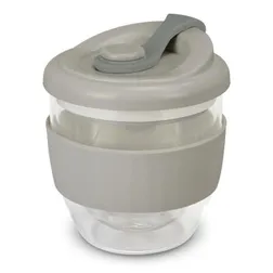Valencia Double Wall Borosilicate Glass Coffee Cup with Silicone Band