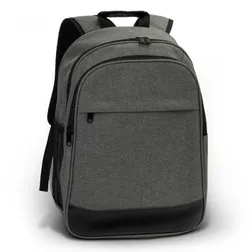 Herald Heather Poly Canvas Laptop Backpack with Padded Straps