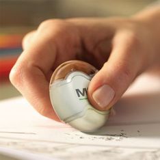 Dual Hole Pencil Sharpener with Built in Eraser