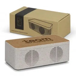 Wheat Straw Bluetooth Speaker With Wireless Charging