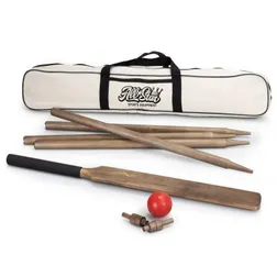 Boundary Beech Wood Cricket Set with Canvas Carry Bag