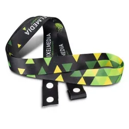 Polyester Mask Holder Neck Strap with Button