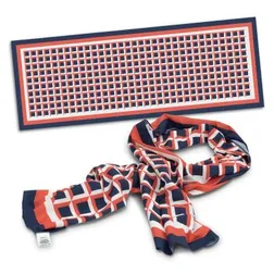 Lightweight Polyester Crepe Weave Scarf