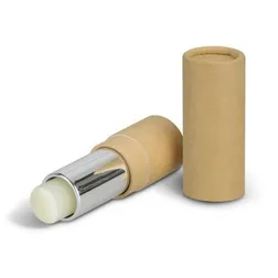 Vanilla Scented Kraft Cardboard Tube Lip Balm
