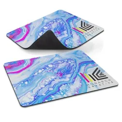 Deluxe Large Spandex Surface Mouse Mat with Rubber Base