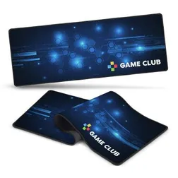 Oversized Spandex Gaming Mouse Mat with Rubber Base