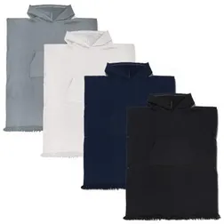 Aruba Cotton Terry Hooded Beach Towel with Stainless Steel Snaps