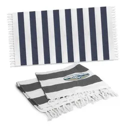 200gsm Cotton Beach Towel with Fringe Trim