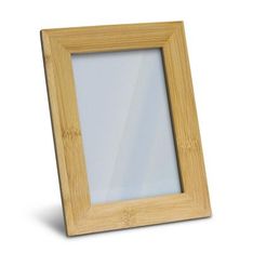 NATURA Bamboo Tabletop Picture Frame with Glass Cover