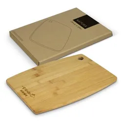 NATURA Natural Bamboo Chopping Board with Kraft Gift Box