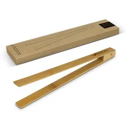 Natural Bamboo Serving Tongs For Entertaining