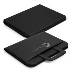Polyurethane Travel Portfolio with Document Slips