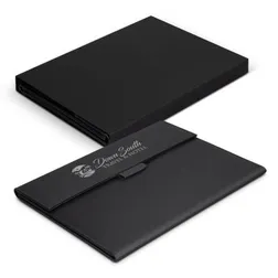 A4 PU Leather Portfolio with Dome Closure