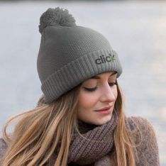 Bumble Double Knit Acrylic Beanie with Pom Pom