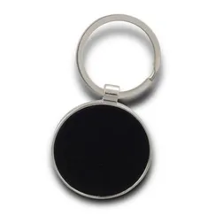 Capulet Round Textured Key Ring with Black Gift Box