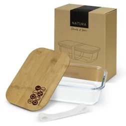 Borosilicate Glass Lunch Boxes with Bamboo Lids