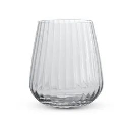 Optica Italian Crystal Stemless Low Ball Glass 450ml
