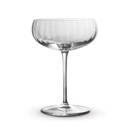Optica Crystal Cocktail Glass with Ribbed Design
