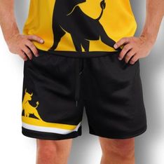 Custom Mens AFL Shorts Polyester Sublimated Moisture Wicking