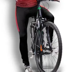 Mens EVA Padded Cycling Pants with Full Color Sublimation