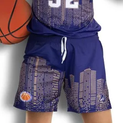 Ladies Sublimated Basketball Shorts Ultra Mesh