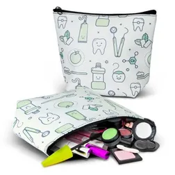 Belle Leather Look PU Small Toiletry Bag Full Colour Printing