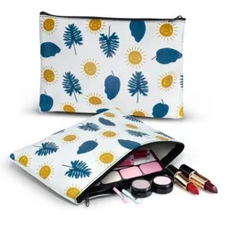 Flora Medium Leather Look Cosmetics Bag Full Colour