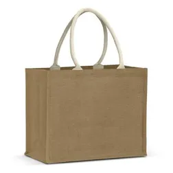Reinforced Natural Fibre Tote with Cotton Handles