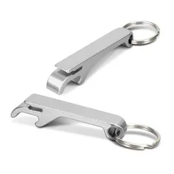 Snappy Aluminium Dual Function Bottle Opener Keyring