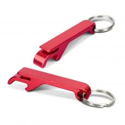 Aluminium Bottle Opener Keyring with Engraving