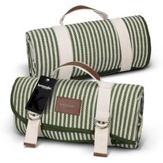 Keepsake Water Resistant Padded Family Picnic Blanket with Straps