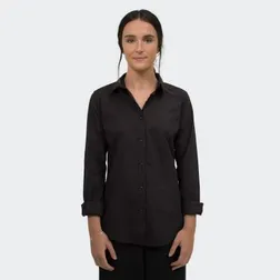 Parker Women's Cotton Poplin Long Sleeve Business Shirt