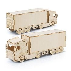 Basswood Large Truck Model Assembly Kit