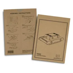 BRANDCRAFT Tank Wooden Model Assembly Kit