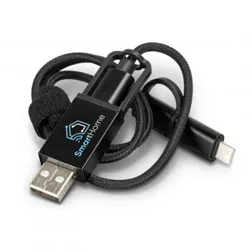 Braided Multi-Connector USB Type-C Charging Cable