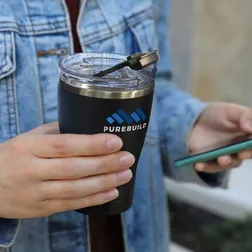 124215 350ml Arc Branded Travel Vacuum Cups