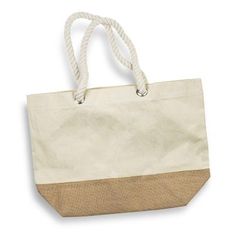 Helios Heavy Duty Cotton Canvas Tote with Jute Gusset