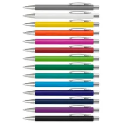 Retractable Soft-Touch Matte Ballpoint Pens