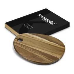 Acacia Wood Serving Board with Laser Engraving