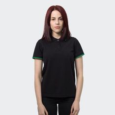 Williams Womens Cotton Polyester Pique Polo with Contrast Accents