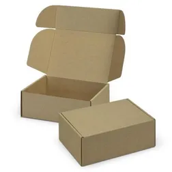 Die Cut Corrugated Gift Box with Self Locking Hinged Lid