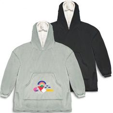 Oversized Sherpa Lined Hoodie Blanket